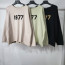 essentials fog 에센셜 1977 컷팅 니트
