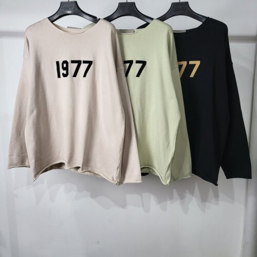 essentials fog 에센셜 1977 컷팅 니트