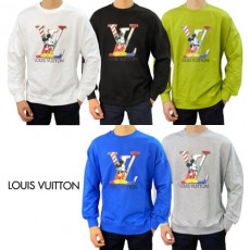  루이비* lv x mickey flag gold line 세미오버핏 맨투맨
