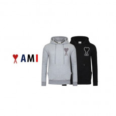 ami 아미 루프백 빅하트 후드티