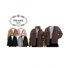  프라* 포켓 플레이트 울 숏자켓