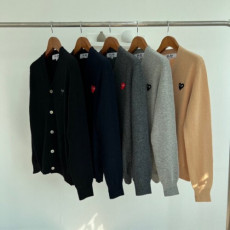 comme des garco** 꼼데가르* 울 v넥 가디건