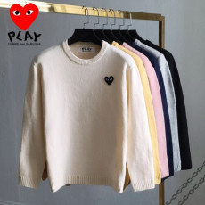 comme des garco** 꼼데가르* 블랙하트 베이직 니트