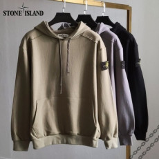 stone islan＊스톤아일랜＊ 어깨라인 오버핏 후드티