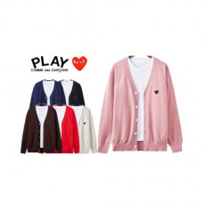 comme des garco** 꼼데가르* 와펜 캐시미어 브이넥 가디건