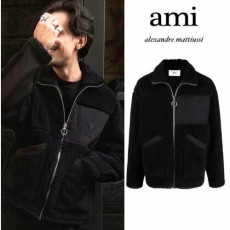 ami 아미 테크니컬 플리스 커플 자켓