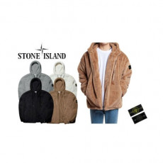 stone islan＊스톤아일랜＊ 퍼 밍크 집업 헤비 후드 자켓