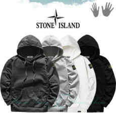 stone islan＊스톤아일랜＊ 렐 시보리 기모 후드티
