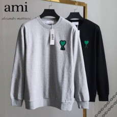 ami 아미 프리미엄 그린하트 맨투맨