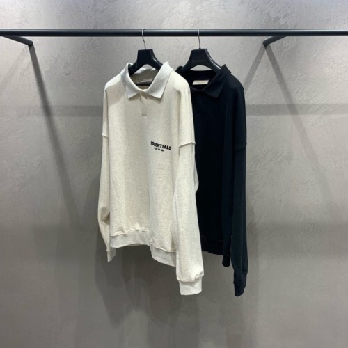 essentials 피어오브갓 에센셜 후로피 폴로 맨투맨