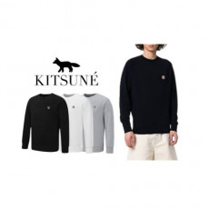 maison kitsun* 메종키츠* 베이직 헤드폭스 맨투맨