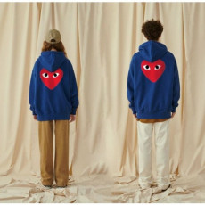 comme des garco** 꼼데가르* 백 하트 후드티