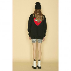 comme des garco** 꼼데가르* 백 하트 맨투맨
