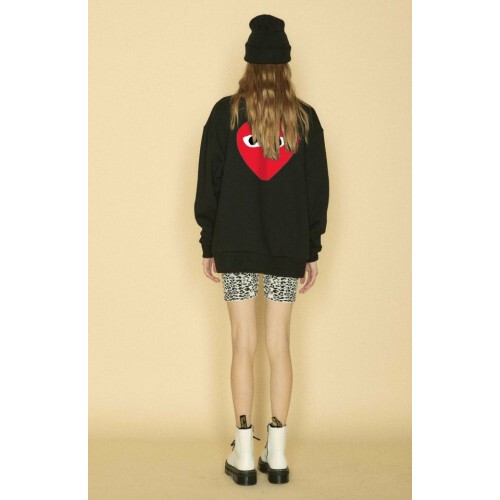 comme des garco** 꼼데가르* 백 하트 맨투맨