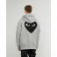 comme des garco** 꼼데가르* 백 블랙 하트 후드티