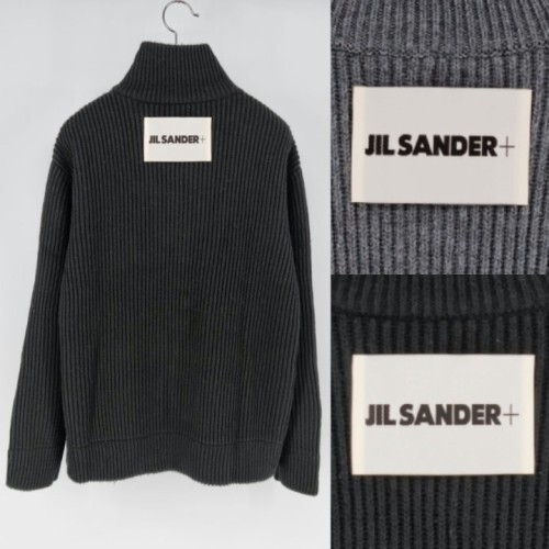 jil sander 질샌더 램스울 하찌 니트집업