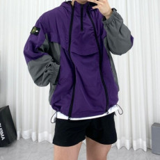stone islan＊스톤아일랜＊ 패커블 배색 아노락