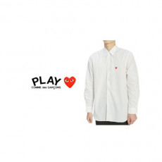 comme des garco** 꼼데가르* 버튼다운 미니하트 셔츠