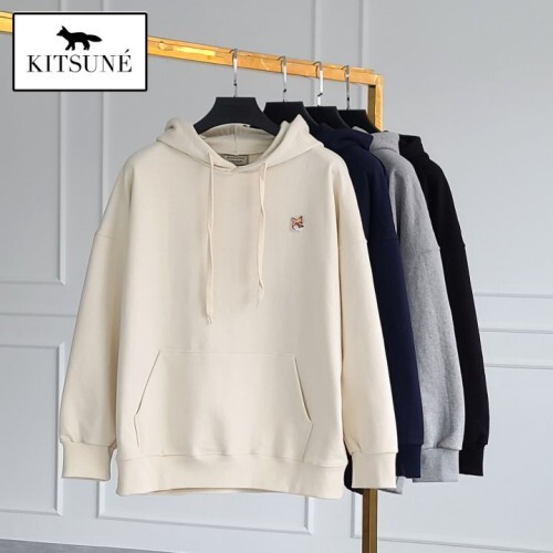 maison kitsun* 메종키츠* 폭스헤드 헤비 후드티