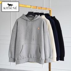maison kitsun* 메종키츠* 칠랙스폭스 헤비 후드티