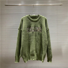 셀린* 962 호피 로고 니트