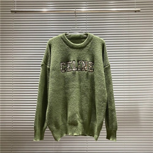  셀린* 962 호피 로고 니트