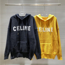  셀린* 935 로고 후드 니트