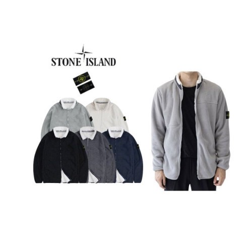 stone islan＊스톤아일랜＊ 양털 후리스 집업