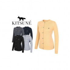 maison kitsun* 메종키츠* 폭스 라운드 가디건