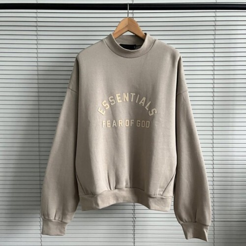 essentials 에센셜 블랙로고 크루넥 스웻 셔츠