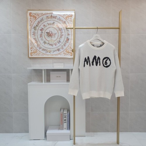 23 fw  메종 마르지엘* mm6 로고 니트