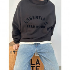 essentials 에센셜 고무패치 오버 기모 후디