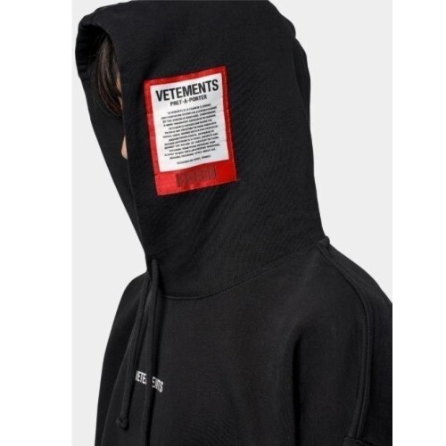 vetements 베트멍 신형로고패치 후드