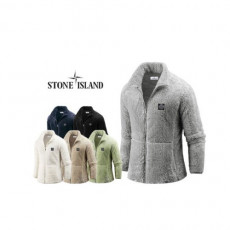 stone islan＊스톤아일랜＊ 체스트패치 후리스 집업