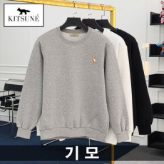 maison kitsun* 메종키츠* 칠랙스폭스 기모 맨투맨
