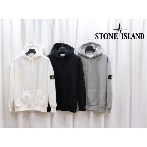 stone islan＊스톤아일랜＊ 베이직 기모 후드티