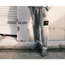 stone islan＊스톤아일랜＊ x 슈프* 리플렉티브 절개 세미와이드 쭈리팬츠 세미와이드핏