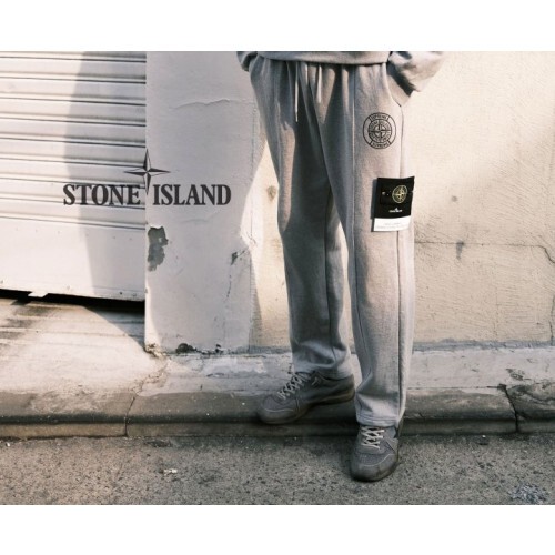 stone islan＊스톤아일랜＊ x 슈프* 리플렉티브 절개 세미와이드 쭈리팬츠 세미와이드핏