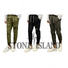 stone islan＊스톤아일랜＊ 비대칭 카고 스판 리플렉터 조거팬츠 스텐다드핏