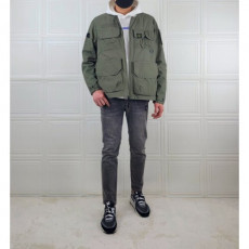stone islan＊스톤아일랜＊ 멀티 포켓 오버 셔츠