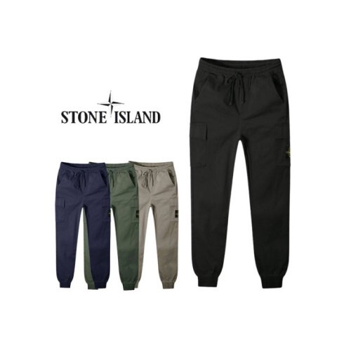 stone islan＊스톤아일랜＊ 면스판 카고 조거팬츠