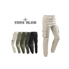 stone islan＊스톤아일랜＊ 포인트 입체 카고조거팬츠