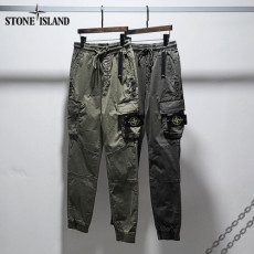 stone islan＊스톤아일랜＊ 단추 절개 카고 조거 팬츠 +