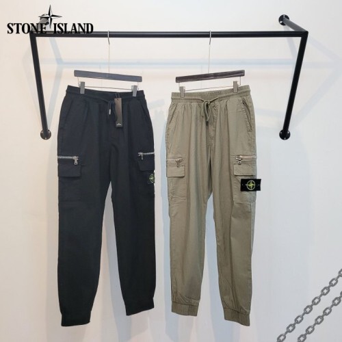 stone islan＊스톤아일랜＊ 지퍼포켓 린넨 조거 팬츠