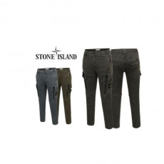 stone islan＊스톤아일랜＊ 사이드포켓 지퍼 슬림팬츠