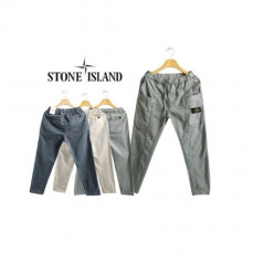 stone islan＊스톤아일랜＊ 포인트 롤업 스판 팬츠 (배기핏)