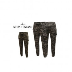 stone islan＊스톤아일랜＊ 뒤포인트 카모 밴딩 조거팬츠