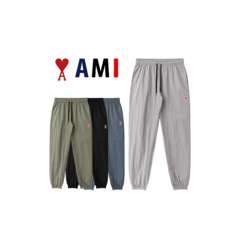 ami 아미 미니패치 윈드 조거팬츠