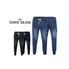 stone islan＊스톤아일랜＊ 뒤포인트 청카고조거 밴딩팬츠
