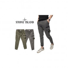 stone islan＊스톤아일랜＊ 사이드지퍼 워싱 카고 조거팬츠